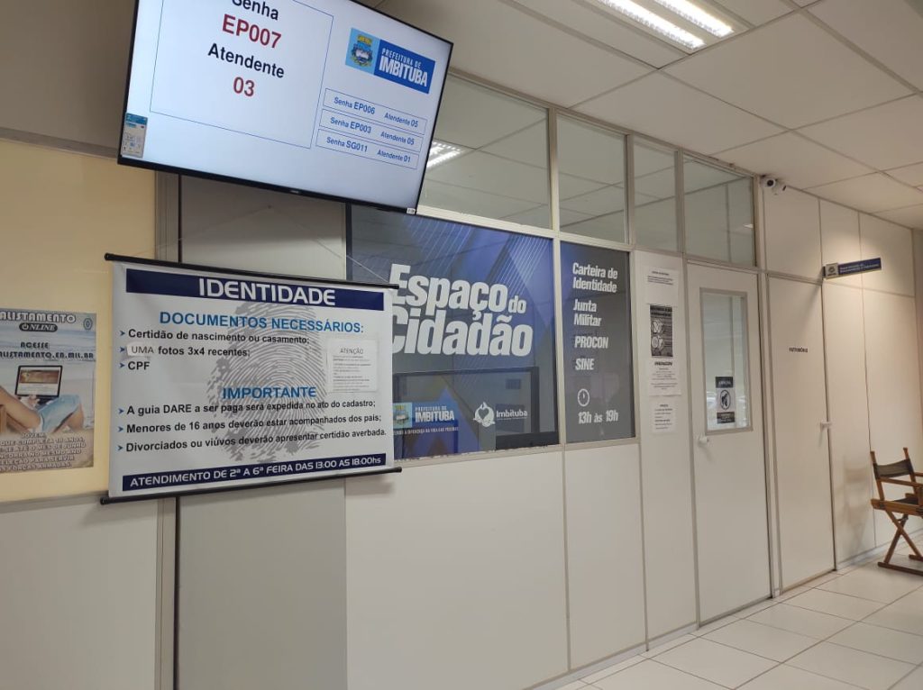 Central do Cidadão terá horário extra para a emissão de Carteiras de Identidade